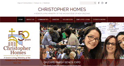 Desktop Screenshot of christopherhomesinc.org